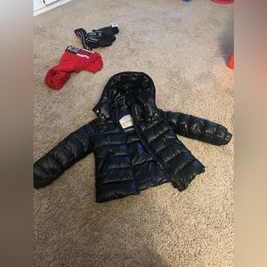 MONCLER COAT SIZE 4T COLOR BLACK TODDLER